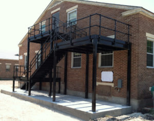 Structural Steel Modular Mezzanines and Stairs