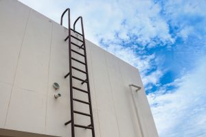OSHA fall protection ladders